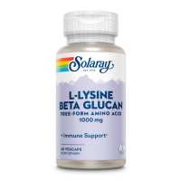 L-Lysine with Beta Glucan 1000mg - 60 vcaps
