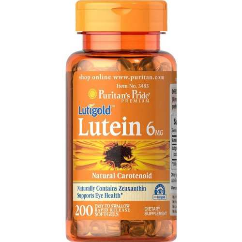 Lutein 6 mg with Zeaxanthin - 100 Softgels