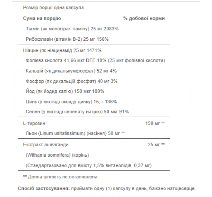 Thyroid Action - 75 caps