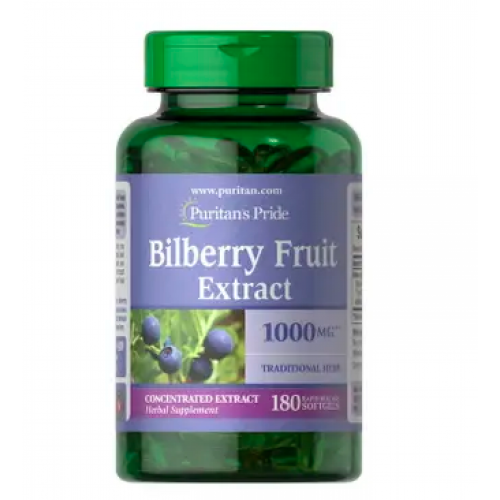 Bilberry 4:1 Extract 1000 mg - 180 softgels