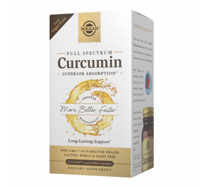 Full Spectrum Curcumin Liquid Extract - 30 softgels