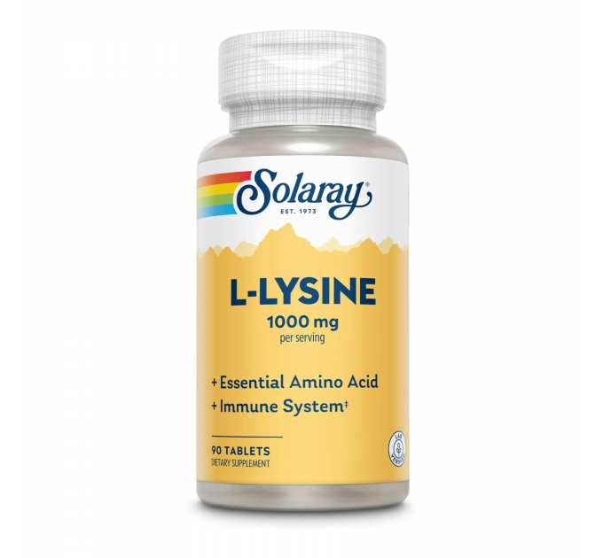 L-Lysine Free Form 1000mg - 90 tabs