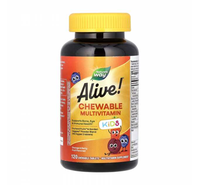 Kids Chewable Multivitamin - 120 tabs Orange and Berry