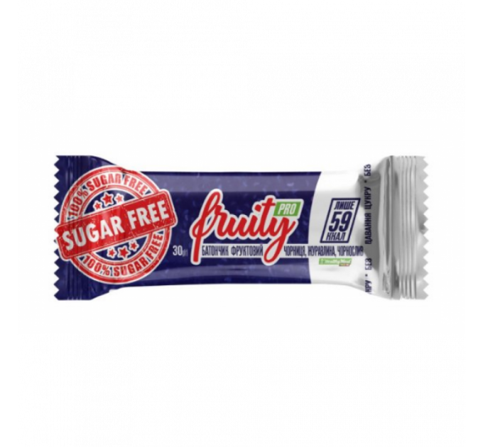 FRUITY Pro sugar free - 20х30g чорниця,журавлина,чорнослив