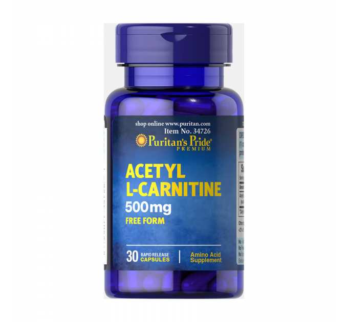 Acetyl L-Carnitine 500mg - 30caps