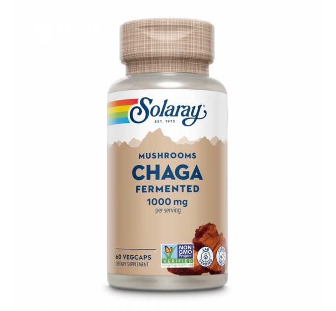 Fermented Chaga Mushroom 1000mg - 60 vcaps