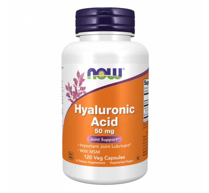 Hyaluronic Acid 50mg+MCM - 120 vcaps