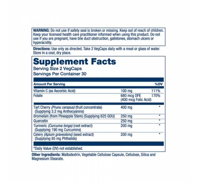 Total Cleanse Uric Acid - 60 vcaps