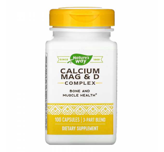 Calcium-Magnesium-Vitamin D - 100 caps