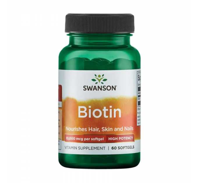 Biotin High Potency 10,000 mcg - 60sgels