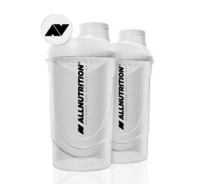 Shaker - 600ml Opal White 2LOGO