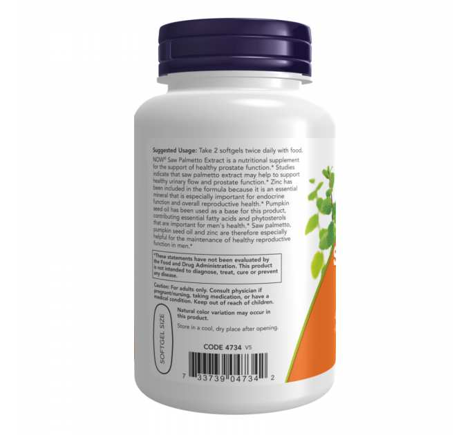 Saw Palmetto Extract 80mg - 90 sgels