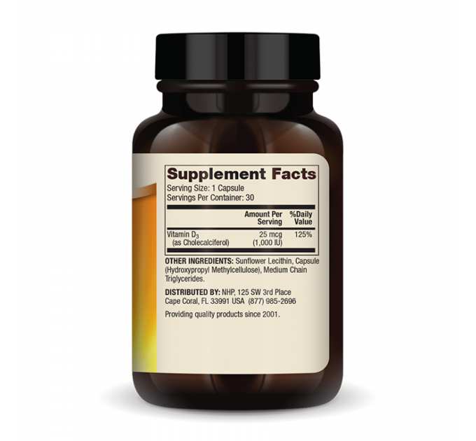 Liposomal Vitamin D3 1000 IU - 30 caps