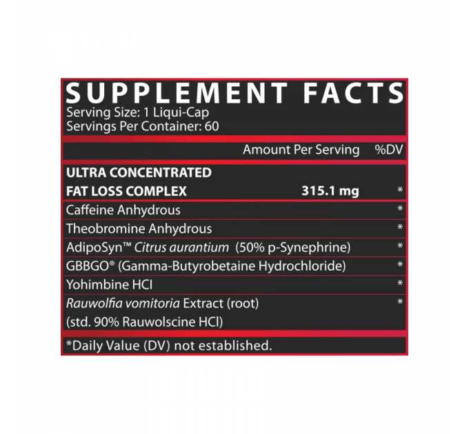 Lipo 6 Black Ultra Concentrate - 60 caps