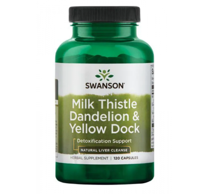Milk Thistle Dandelion-Yellow Dock - 120 cap