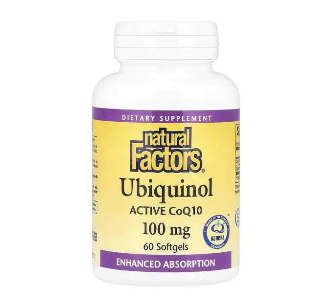 Ubiquinol CoQ10 100mg - 60 softgels