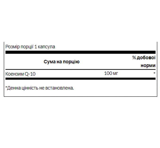 COQ10 100 mg - 50 softg
