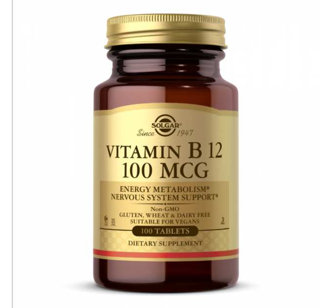 Vitamin B12 100mcg - 100 tabs