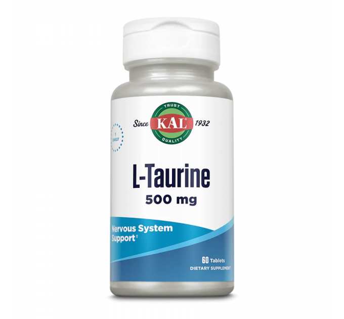 L-Taurine 500mg - 60 tabs