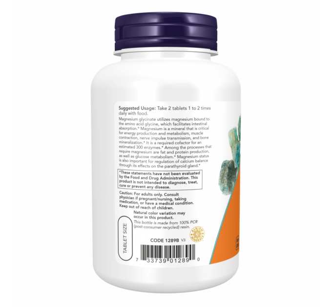 Magnesium Glycinate - 180 tabs