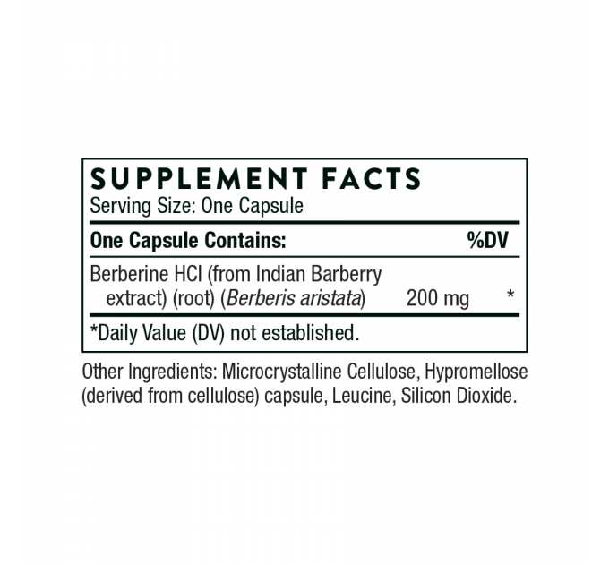 Berberine 200 mg (formerly Berbercap) - 60 caps