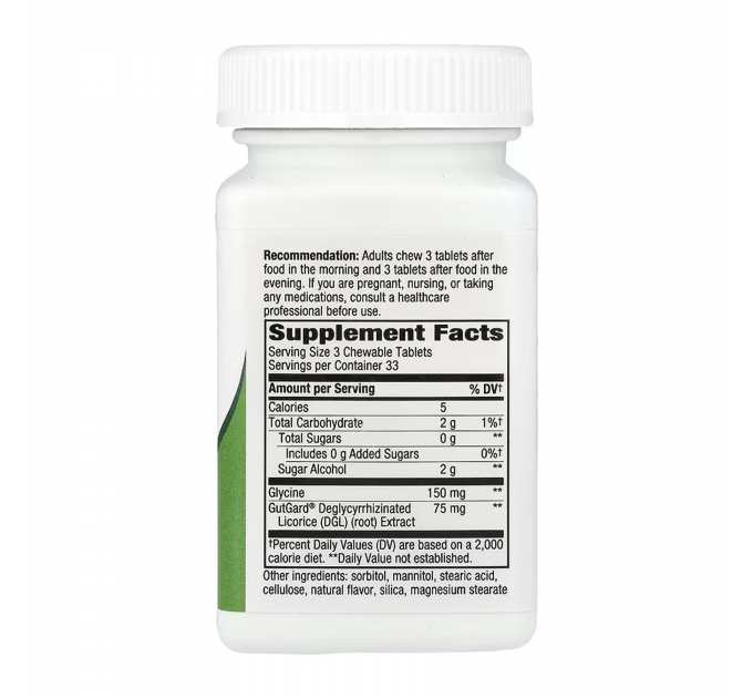 DGL (Sugar Free) - 100 tabs