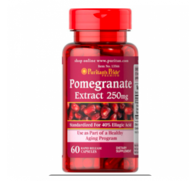 Pomegranate Extract 250 mg - 60 Capsules