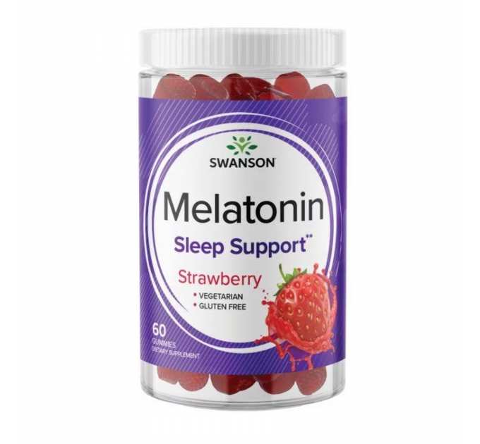 Melatonin Sleep Support Strawberry - 60 Gummies