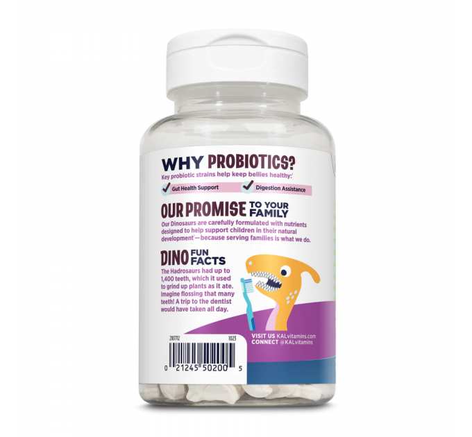 Dino-Dophilus™ Kids Probiotic - 60 chewables Black Cherry