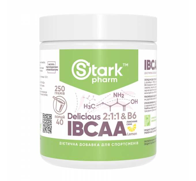 Stark IBCAA 2-1-1/Vit B6 - 250g Lemon