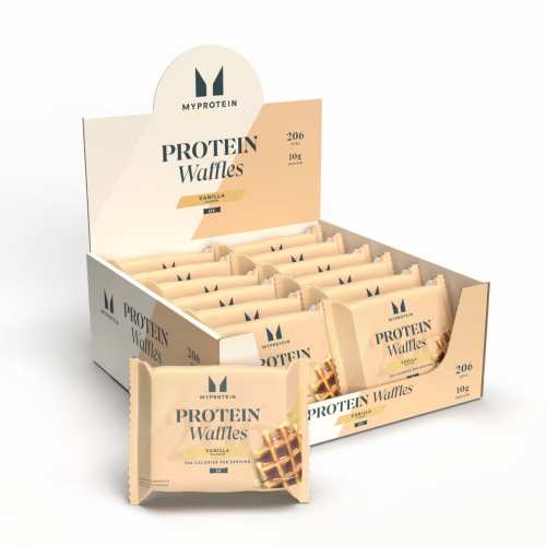 Protein Waffles - 12x50g Vanilla (До 08.26) Protein Waffles - 12x50g Vanilla (До 08.26)
