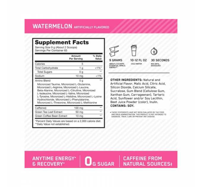 Amino Energy - 270g Watermelon