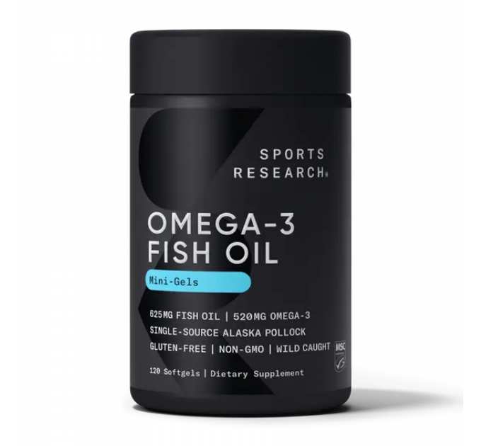 Omega-3 Fish Oil Alaska 625mg - 120 mini softgels