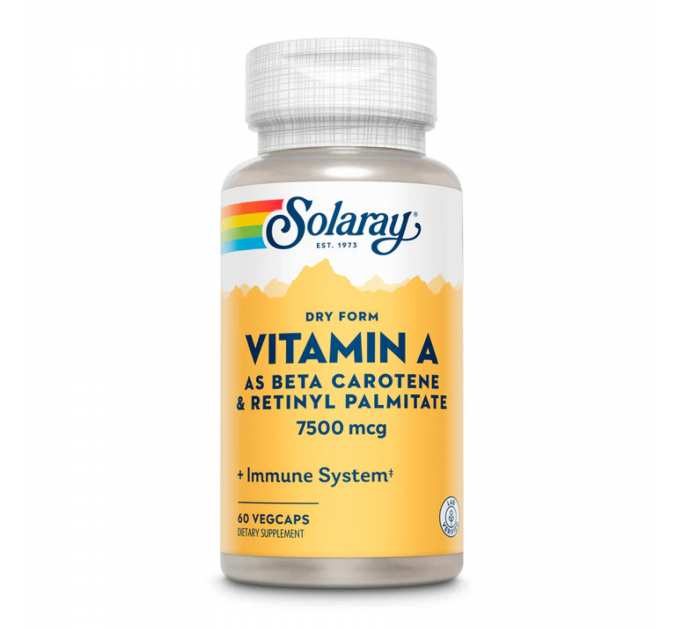 Vitamin A Dry Form 7600mcg - 60 caps