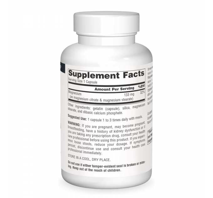 Magnesium Citrate 133mg - 90 caps