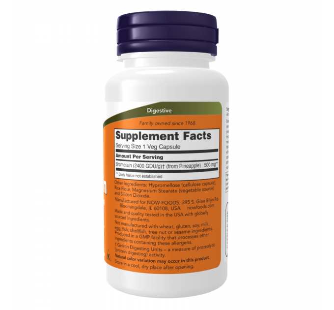 Bromelain 500mg - 60 vcaps