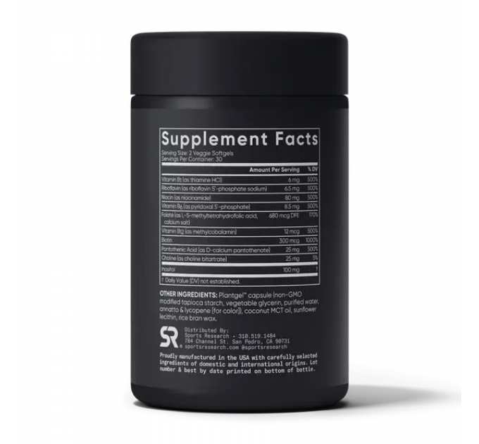 Vitamin B-Complex - 60 softgels