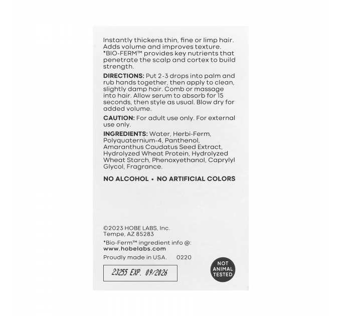 Hair Thickening Serum - 59 ml