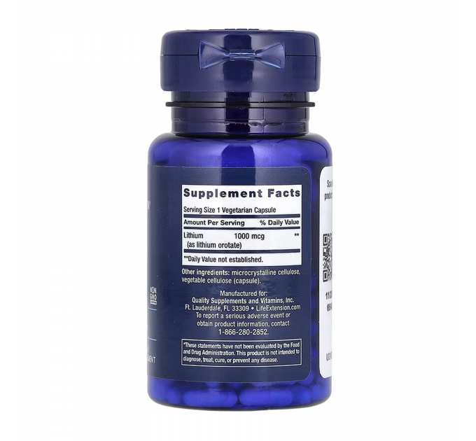 Lithium 1000 mcg - 100 caps