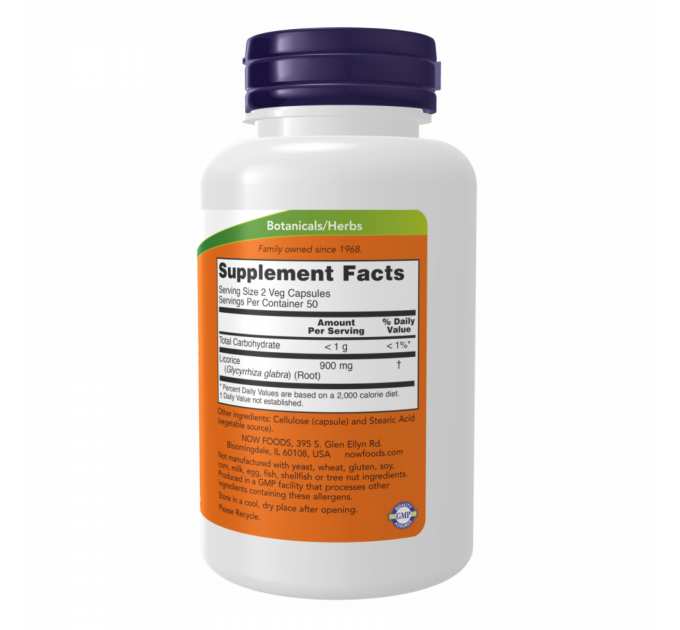 Licorice Root 450mg - 100 vcaps