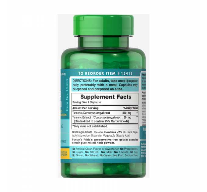 Turmeric Curcumin 500 mg - 90 caps
