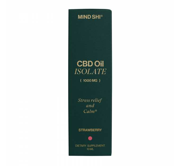 CBD Oil Isolate 1000 mg Strawberry - 10 ml