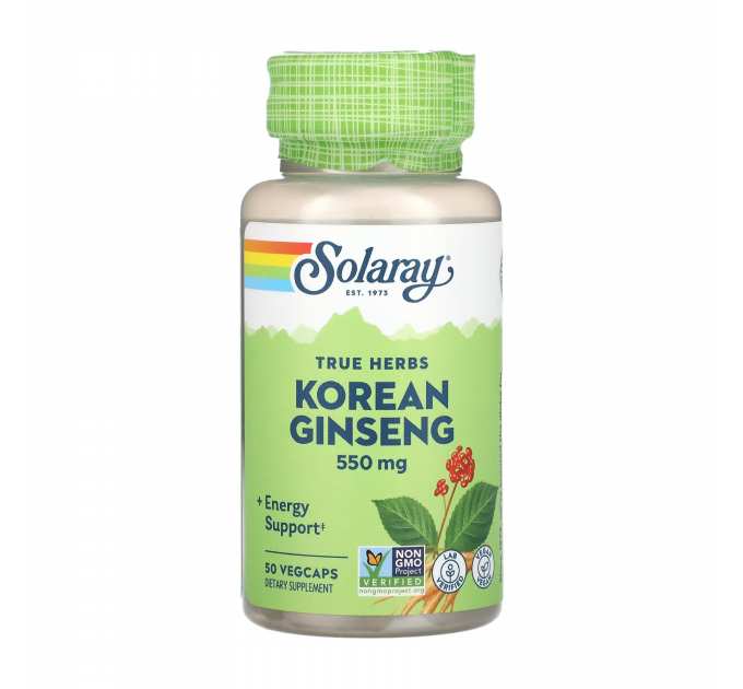Korean Ginseng Root 550mg - 50 vcaps
