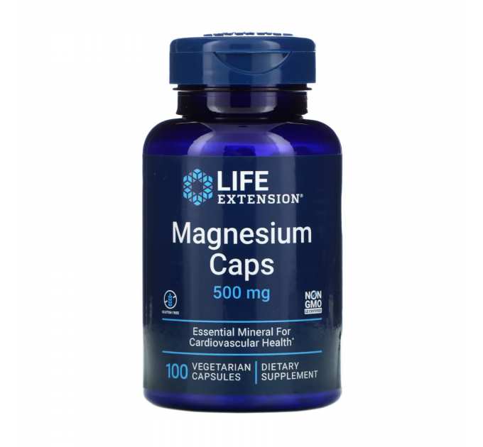 Magnesium Caps 500 mg - 100 vcaps