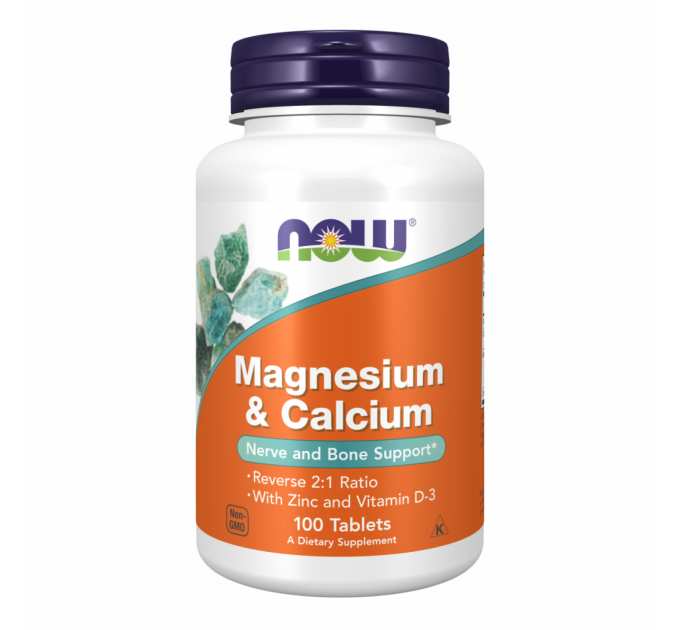Magnesium & Calcium 2:1 Ratio - 100 tabs