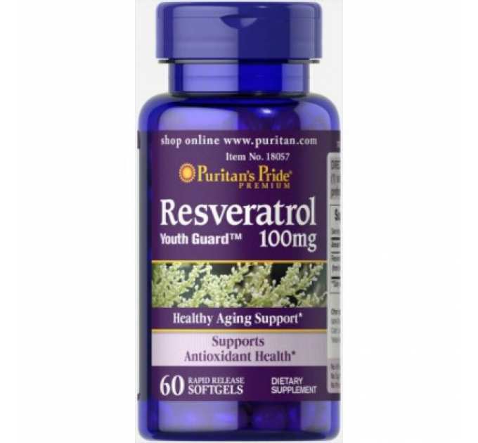 Resveratrol 100 mg - 120 Softgels
