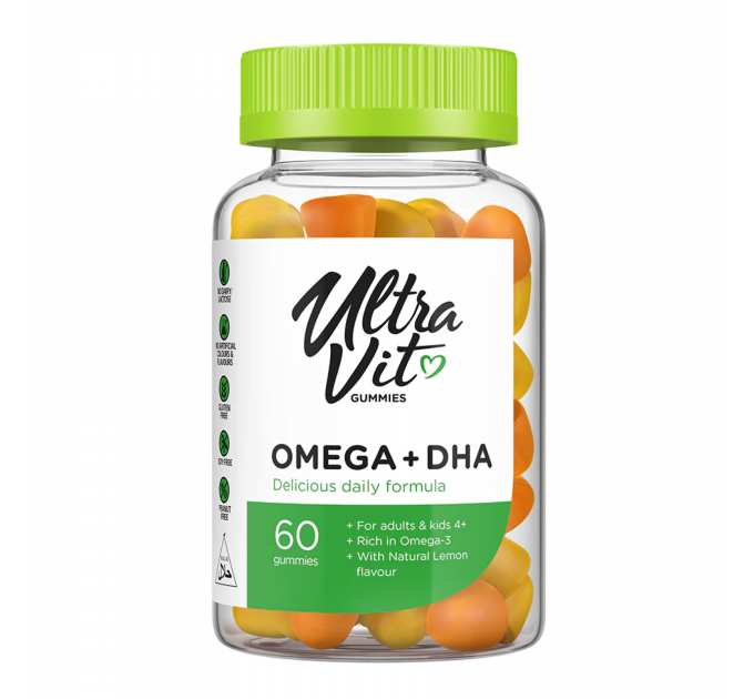 Omega 3 + DHA 60 gummies