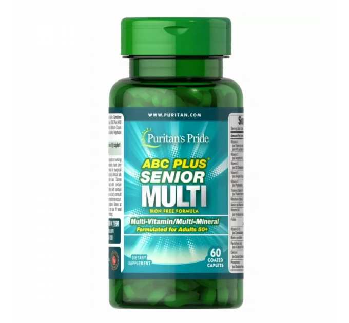 ABC Plus® Senior Multivitamin Multi-Mineral Formula - 60 Caplets
