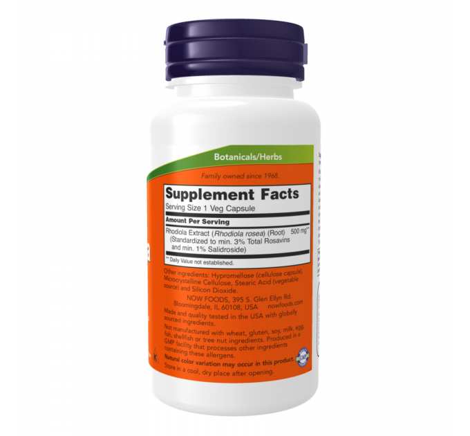 Rhodiola 500mg Extract 3% - 60 vcaps