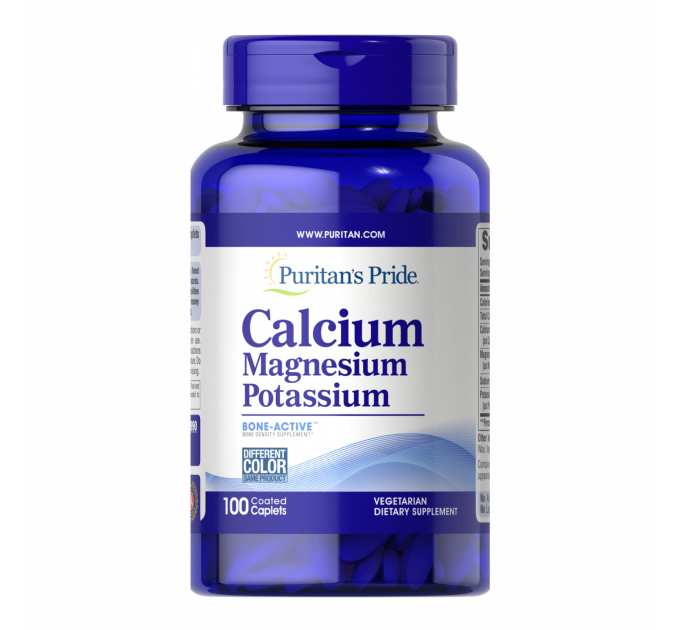 Calcium Magnesium and Potasium - 100 caps